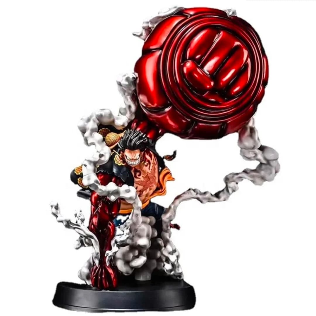Figurine Luffy Gear 4 Poing Rouge Géant 26cm | Collection One Piece